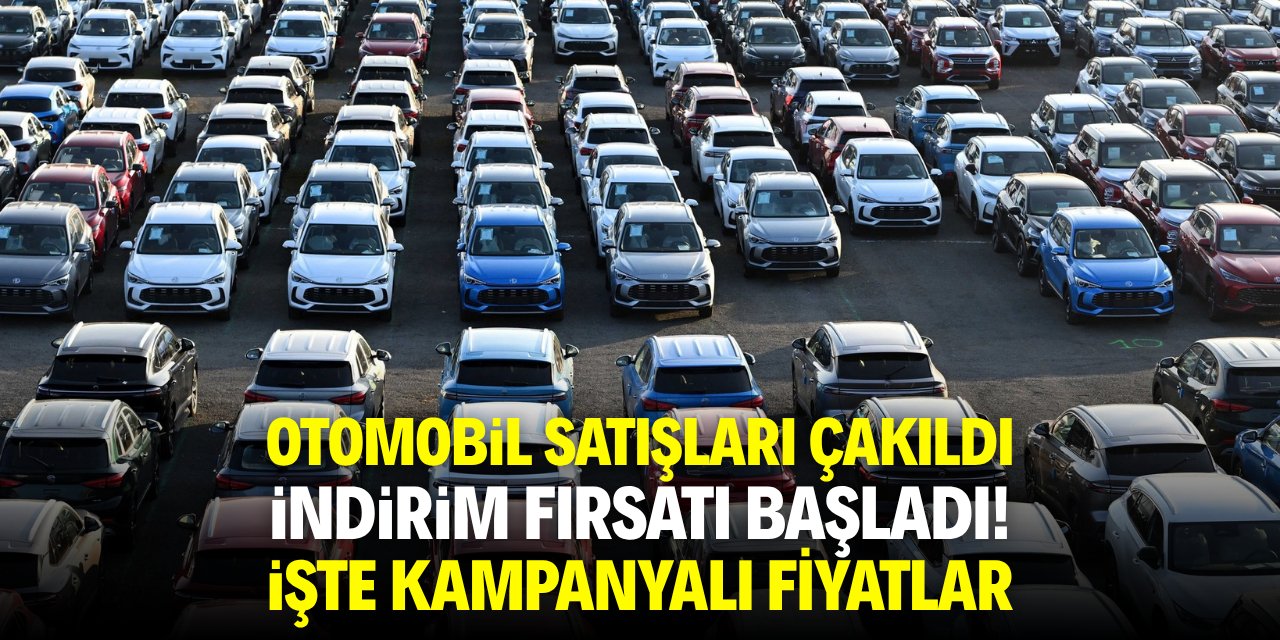 Otomobil satışları çakıldı, indirim fırsatı başladı! İşte kampanyalı fiyatlar