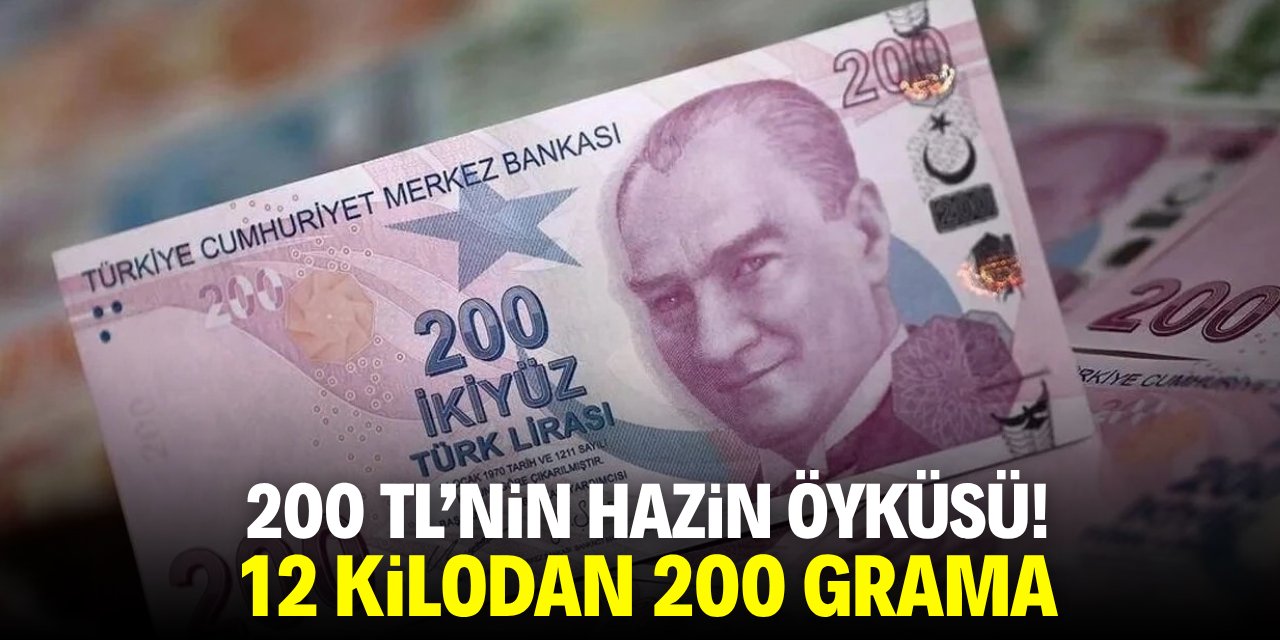 200 TL'nin hazin öyküsü! 12 kilodan 200 grama