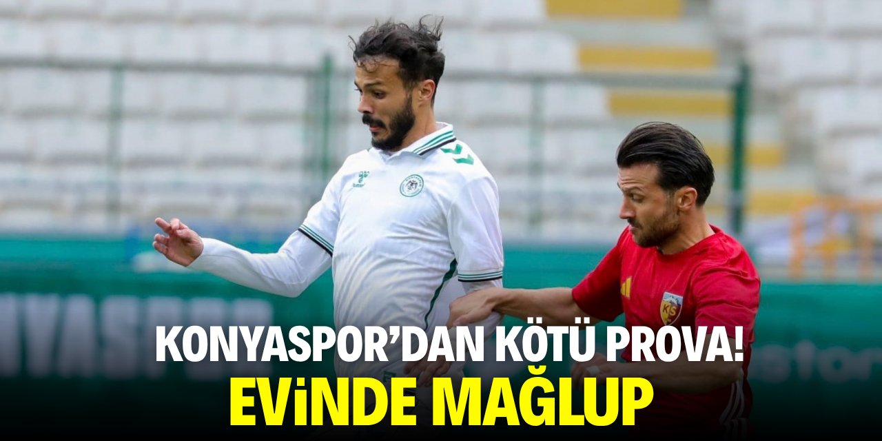 Konyaspor'dan kötü prova! Evinde mağlup