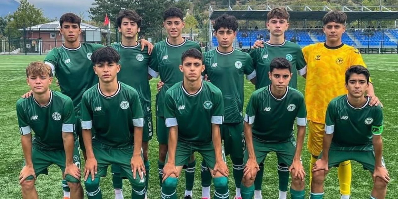 Konyaspor U15'ten farklı galibiyet
