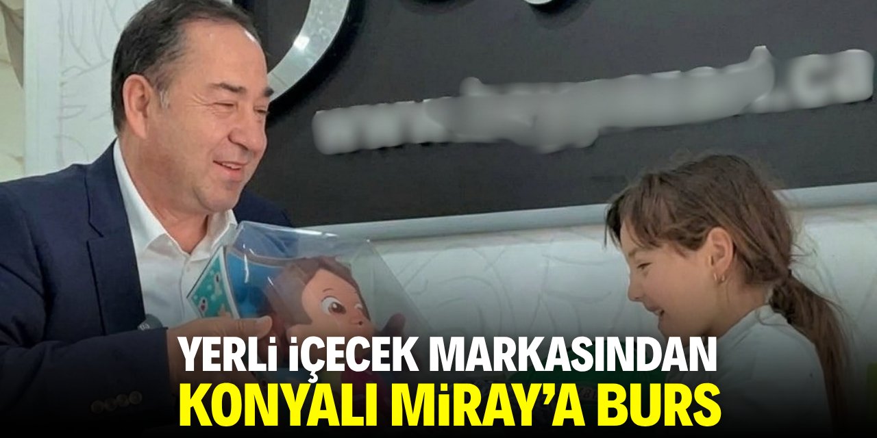 Yerli içecek markasından Konyalı Miray'a burs