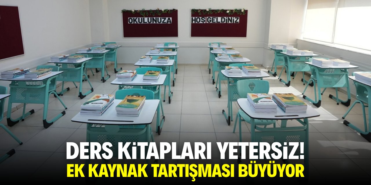 Ders kitapları yetersiz! Ek kaynak tartışması büyüyor