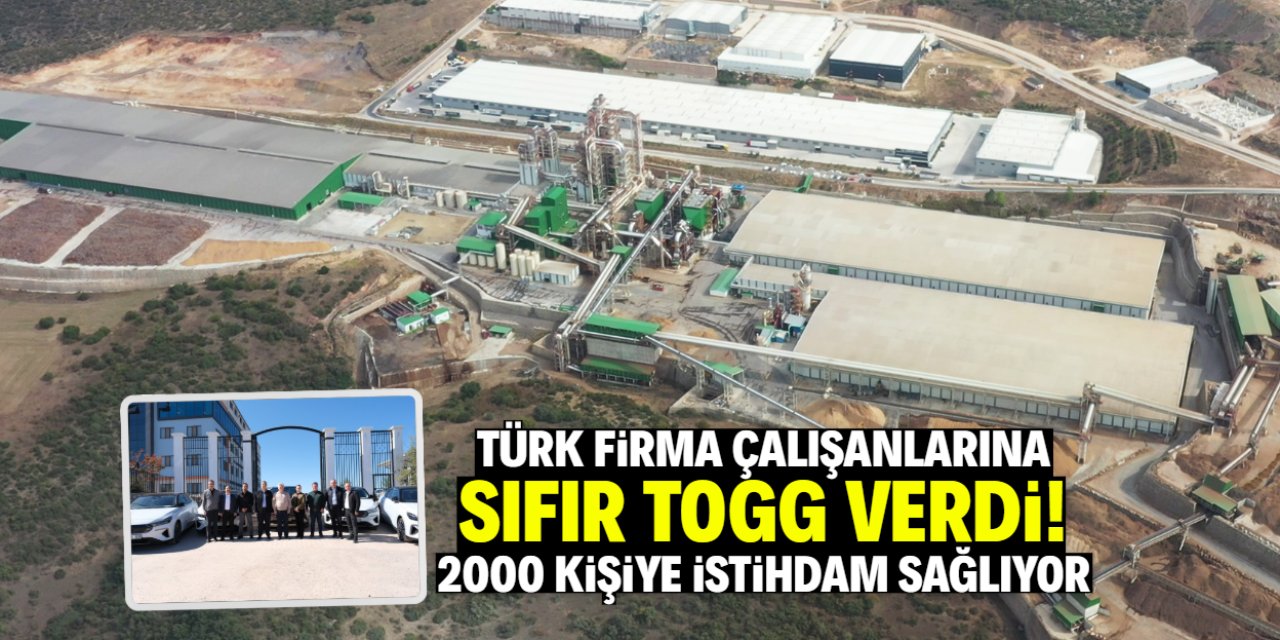 Türk firma çalışanlarına sıfır Togg verdi! 2000 kişiye istihdam sağlıyor
