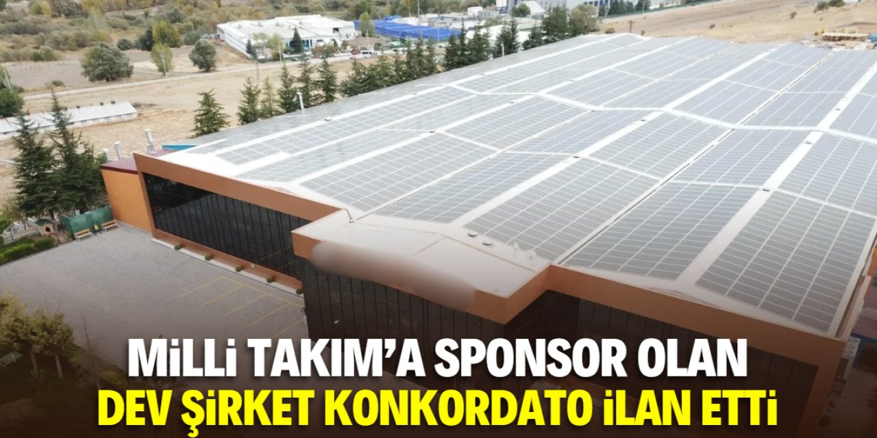 Milli Takım'a sponsor olan dev şirket konkordato ilan etti