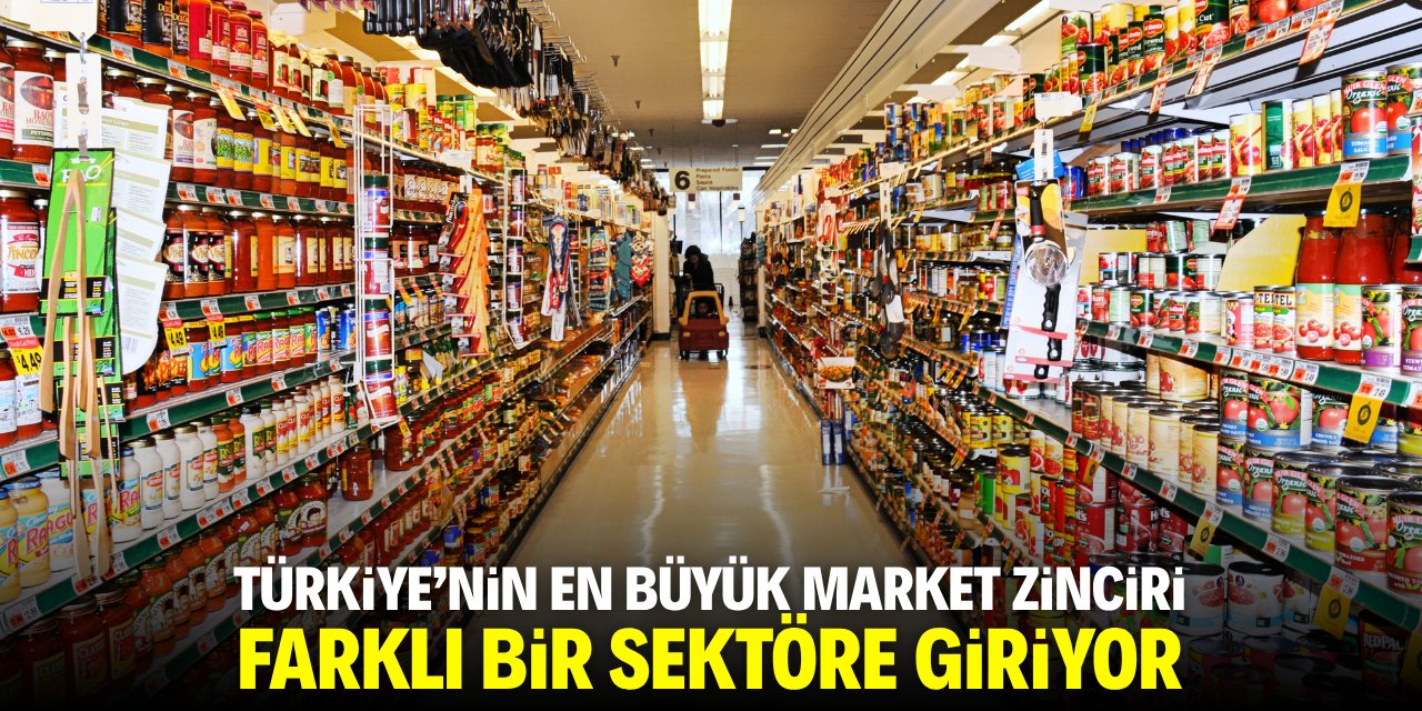 Türkiye'nin en büyük market zinciri farklı bir sektöre giriyor