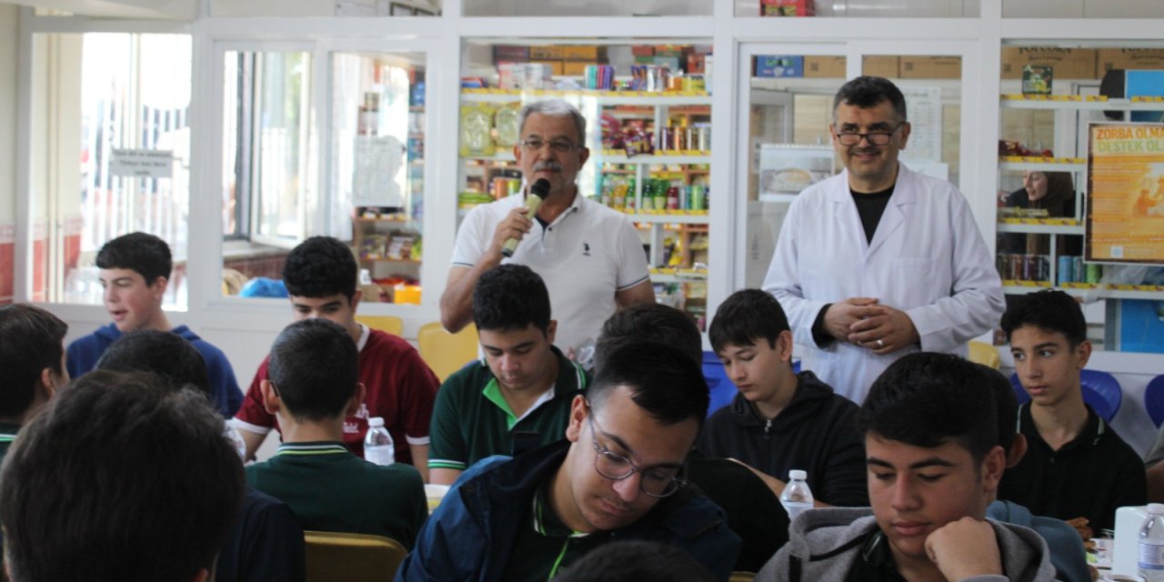 Konya'daki okulda 'hoş geldiniz' kahvaltısı