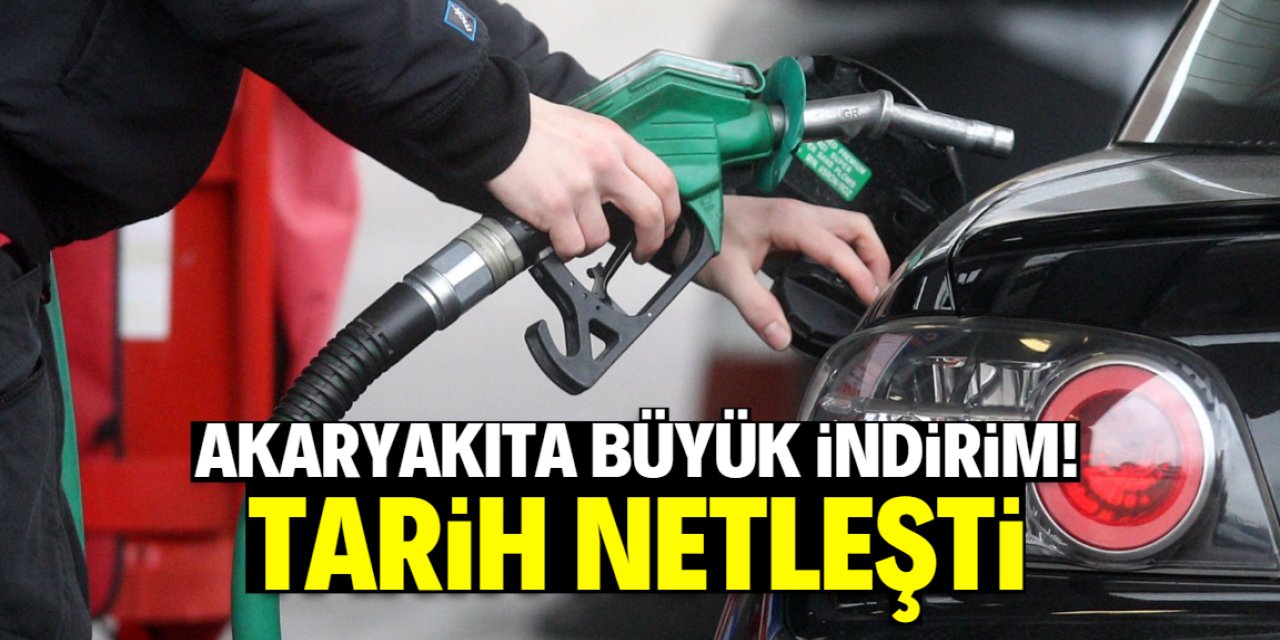 Akaryakıta büyük indirim geliyor! Tarih netleşti