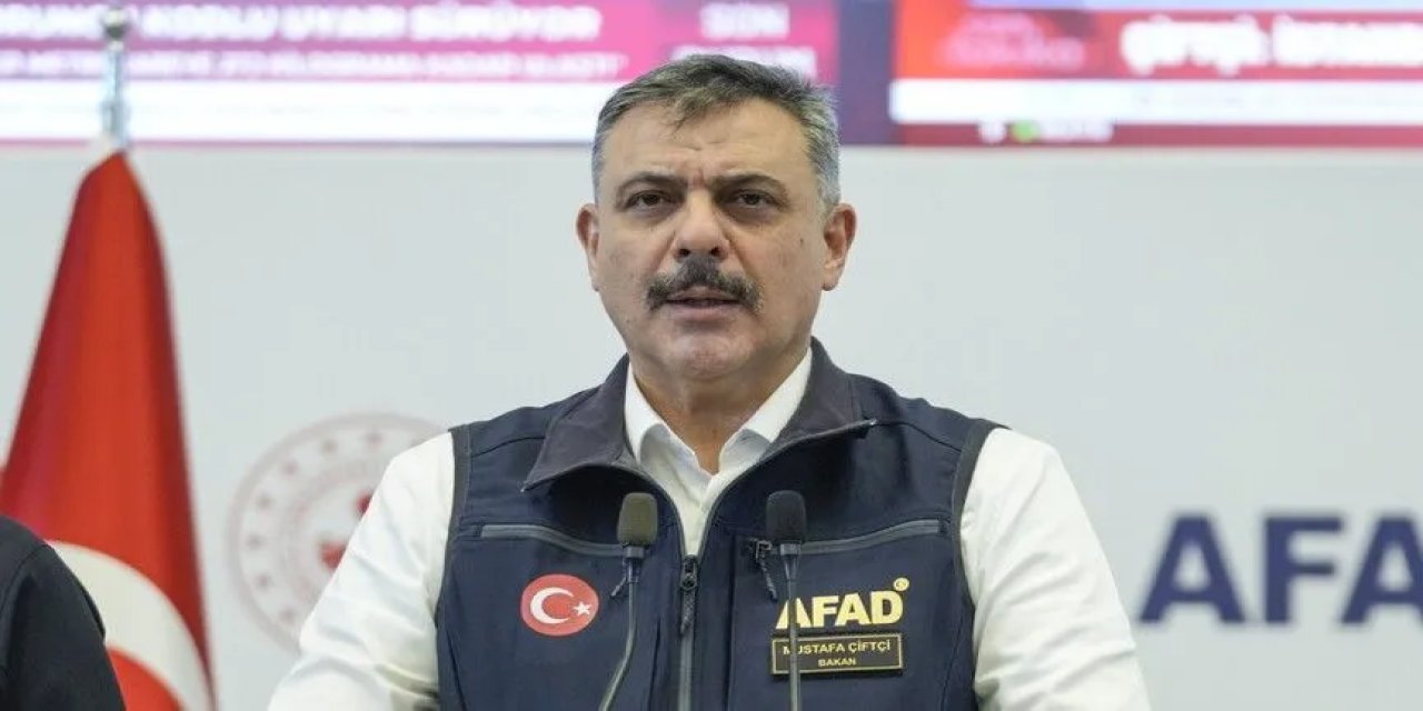Bakan Çiftçi'den sel ve su taşkınlarına ilişkin uyarı