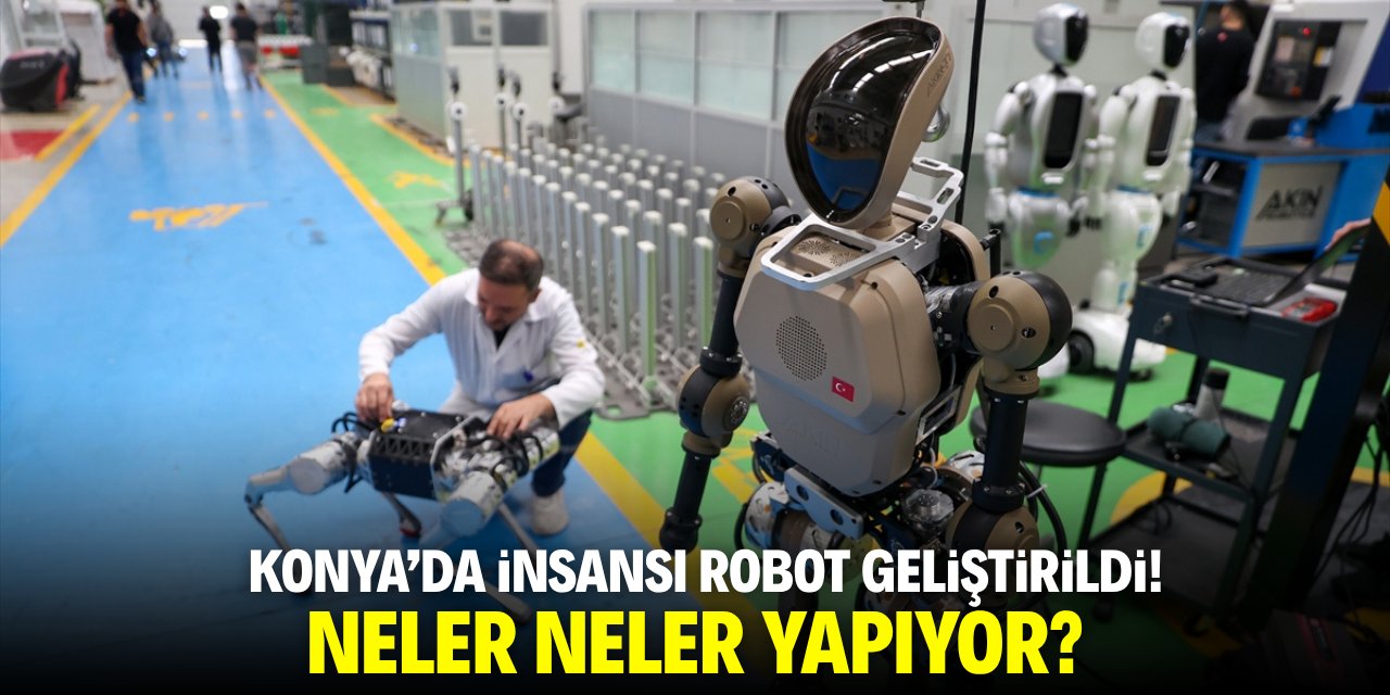 Konya'da insansı robot geliştirildi! Neler neler yapıyor?