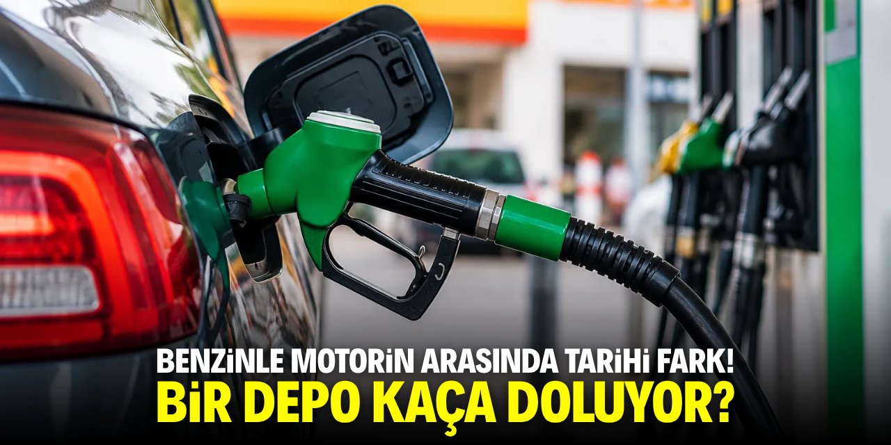 Benzinle motorin arasında tarihi fark! 50 litrelik depo kaça doluyor?