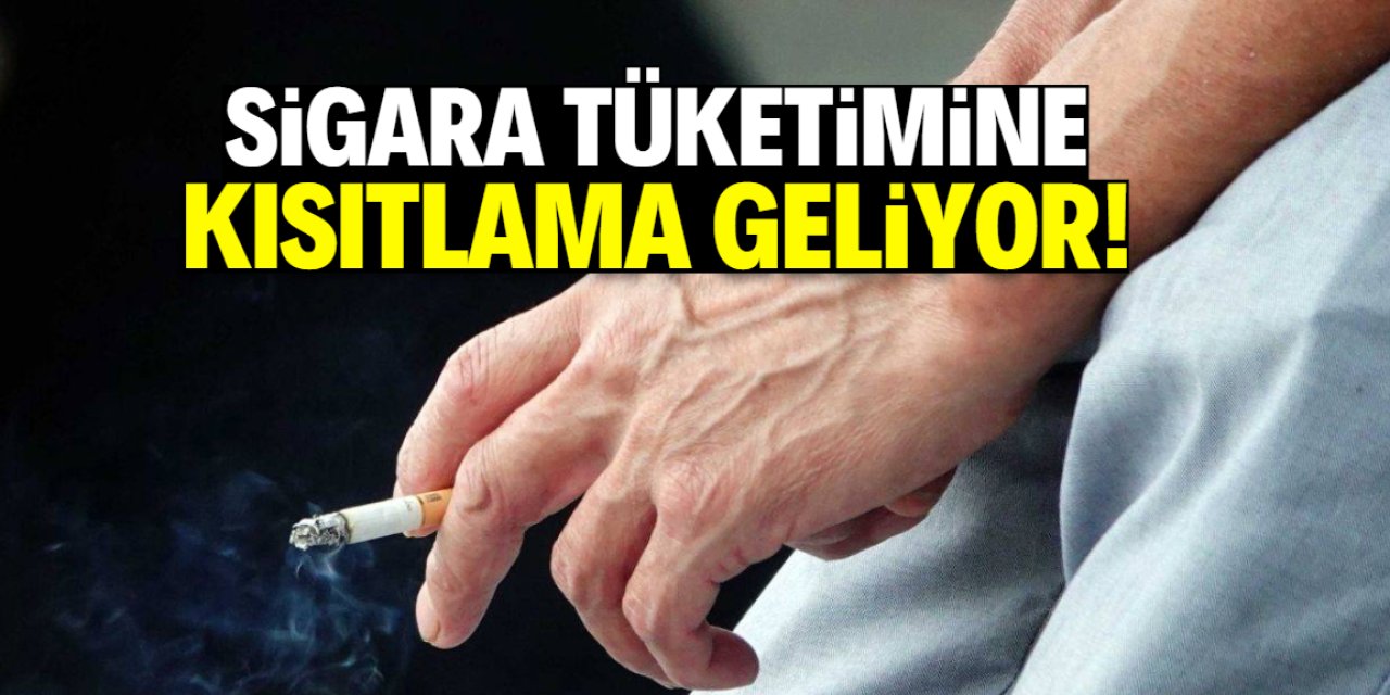 Sigara tüketimine kısıtlama geliyor! Yeni kural belirlenecek