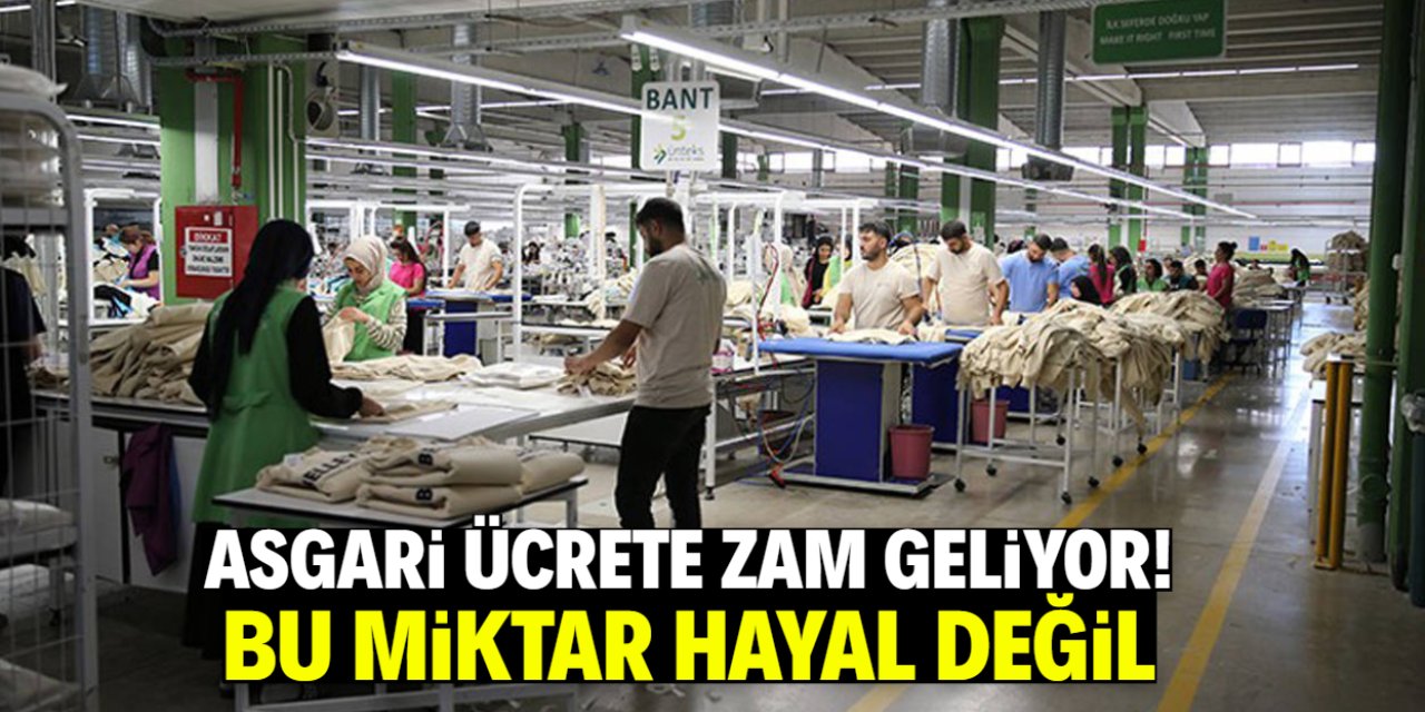 Asgari ücrete zam tarihi belli oldu! Bu miktar hayal değil