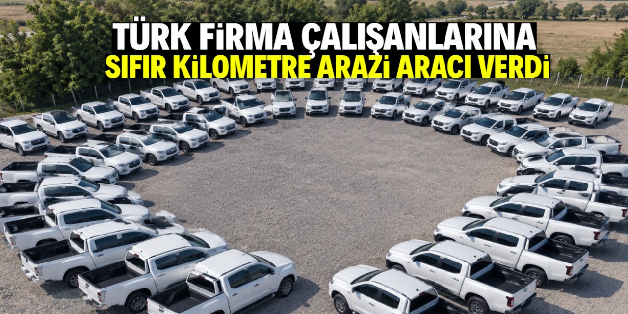 Türk firma çalışanlarına sıfır kilometre arazi aracı verdi! 1691 kişiye istihdam sağlıyor