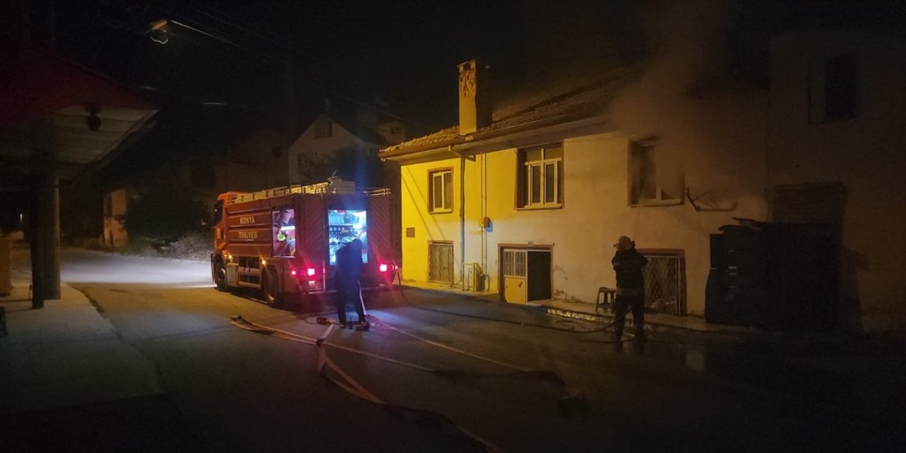 Seydişehir'de evde çıkan yangın söndürüldü