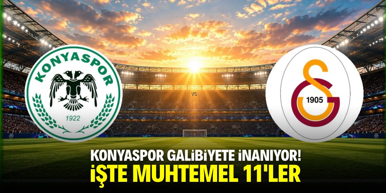 Konyaspor galibiyete inanıyor! İşte muhtemel 11'ler