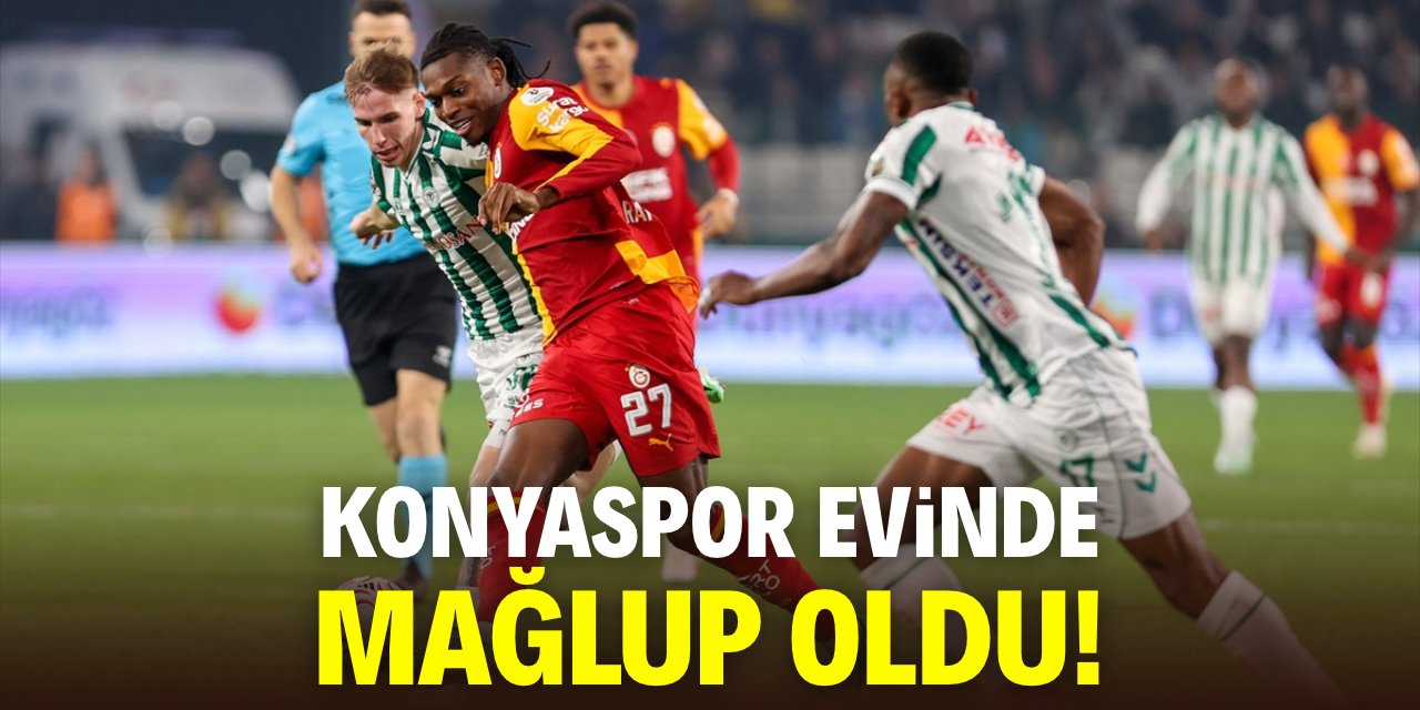 Konyaspor evinde büyük hüsran yaşadı!