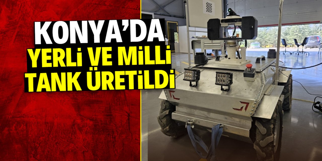 Konya'da yerli elektrikli tank üretildi! Özellikleri saymakla bitmiyor