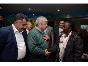 Akaydın, Alanya Esnafını Ziyaret Etti