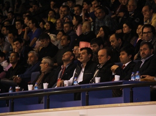 Mehmet Baykan zorlu maçı izledi
