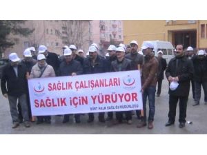 Sağlık Çalışanlarından Eylem