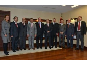 Çgc’nin Yeni Yönetim Kurulu Vali Coş’u Ziyaret Etti