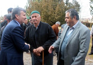 Başkan Tahir Akyürek Derbent'te