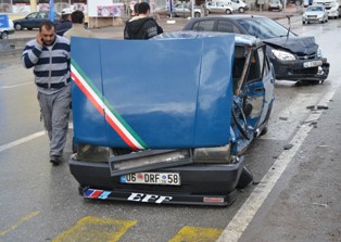 Kulu'da trafik kazası: 2 yaralı