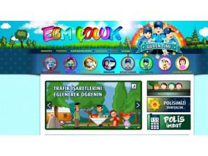 Emniyet'in ‘emg Çocuk’ Sitesi Rengarenk