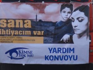 Kimse Yok Mu Derneği 11 Tır Dolusu Malzemeyi Suriye'ye Gönderdi