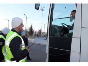Otobüslere Sıkı Denetim