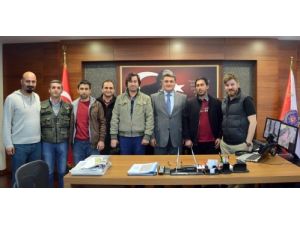 Gazeteciler Adana Emniyet Müdürü Zeybek'i Ziyaret Etti