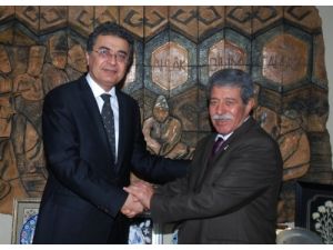 Esnaf Ve Sanatklar Odaları Birliği Başkanı Barışık'a 'Hayırlı Olsun' Ziyareti