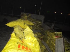 Kömür Kamyonunda 35 Bin Paket Sigara Bulundu