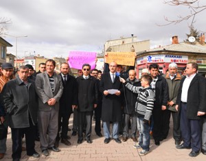 Kadınhanı'nda doğal gaz için ortak açıklama