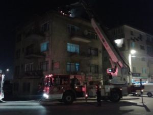 Bolu'da Yangın Paniği