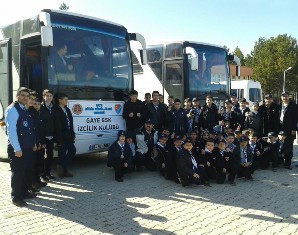 Beyşehir'de izciler kampa girdi