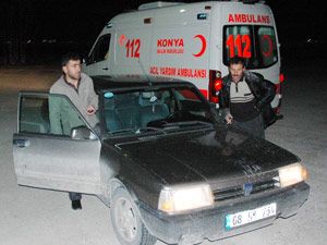 Eksi 6 derecede arabada doğdu