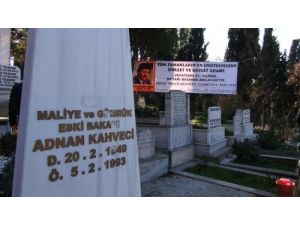 Adnan Kahveci Mezarı Başında Anıldı