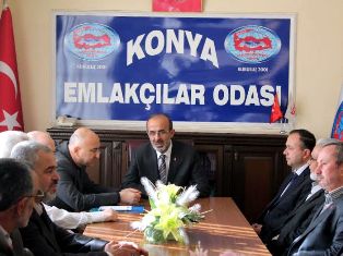 Mehmet Şen Emlakçılar Odası’nı ziyaret etti