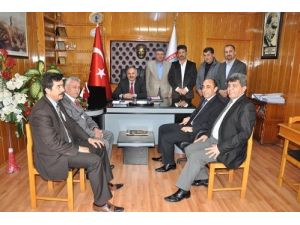 Tarsus Emniyet Müdürü Aksoy, Bakkallar Odası'nı Ziyaret Etti