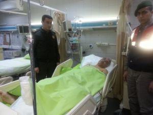 Jandarmadan Yaralı Polise 'Geçmiş' Olsun Ziyareti