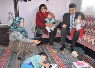 Seydişehir'de Akgül ailesine devlet şefkati