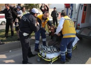 Kırmızı Işık İhlali Kazaya Sebep Oldu; 1 Yaralı