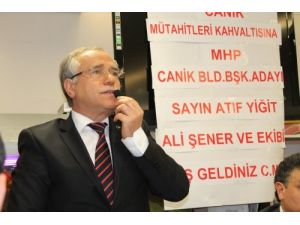 Canikli Müteahhitlerden Mhp'li Yiğit’e Destek