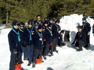 İzciler Kış Eğitimini Tamamladı