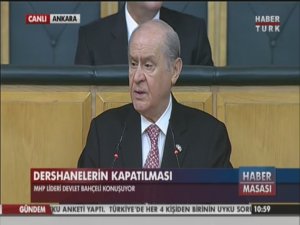 Bahçeli 'alo Fatih' dedi Habertürk yayından çıktı!