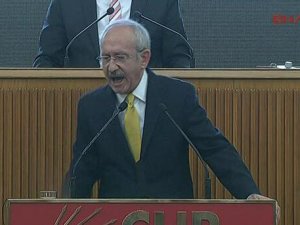 Kılıçdaroğlu kürsüyü yumrukladı