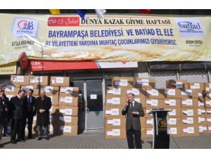 Minik Bedenleri Isıtmak İçin Hazırlanan 10 Bin Kazak Yola Çıktı