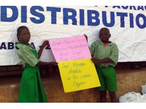 Kılıçaslanlı Öğrencilerden Nijeryalı Arkadaşları İçin Yardım Kampanyası