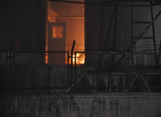 Akşehir’de TMO silosunda yangın